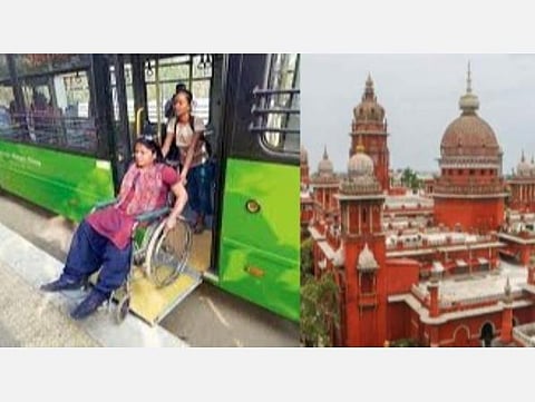 மாற்றுத்திறனாளிகளுக்கான வசதி இல்லாத புதுப் பேருந்துகளைக் கொள்முதல் செய்யத் தடை: உயர் நீதிமன்றம் உத்தரவு