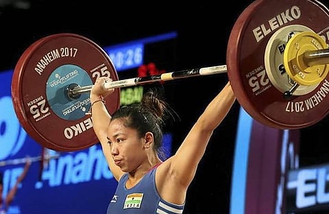 இந்திய பளுதூக்கும் வீராங்கனை மீராபாய் சானு | கோப்புப்படம்