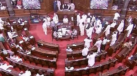 எதிர்க்கட்சி உறுப்பினர்களின் தொடர் அமளியால் மாநிலங்களவையின் 80% வேலை நேரம் வீண்