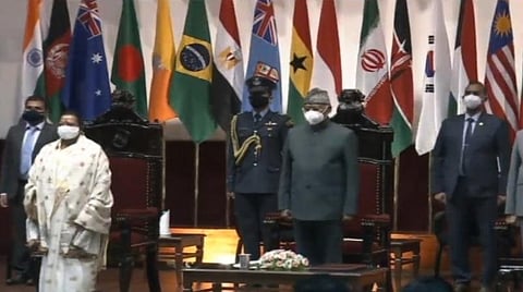 எல்லைப் பாதுகாப்பு, கோவிட் 19-ஐக் கையாள்வதில் முப்படைகள் சிறந்த சேவை: குடியரசுத் தலைவர் பெருமிதம்