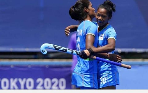 இந்திய வீராங்கனை வந்தனா கட்டாரியா | படம் உதவி: ட்விட்டர்.