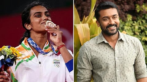 உங்களை நினைத்து எப்போதும் பெருமை கொள்கிறேன்: பி.வி.சிந்துவுக்கு சூர்யா புகழாரம்