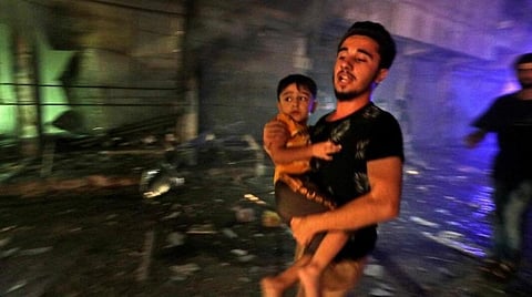 சிரியாவில் போர் நிறுத்தத்துக்கு ஐ. நா., அழைப்பு