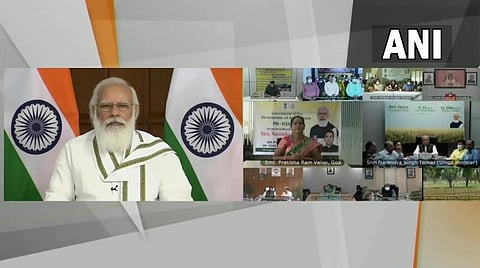 விவசாயிகளுக்கு அடுத்த தவணை நிதியுதவி: பிரதமர் மோடி தொடங்கி வைத்தார்