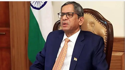 உச்ச நீதிமன்ற தலைமை நீதிபதி என்.வி.ரமணா | படம் உதவி: ஏஎன்ஐ.