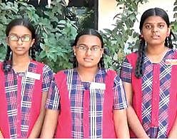 புதுமையான அறிவியல் படைப்புகளை உருவாக்கிய தூத்துக்குடி சுப்பையா வித்யாலயம் பள்ளி மாணவியர்.