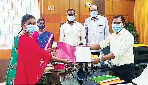 திருப்பத்தூர் மாவட்டத்தில் கருணை அடிப்படையில் ஒருவருக்கு பணி நியமன ஆணையை வழங்கிய மாவட்ட ஆட்சியர் அமர் குஷ்வாஹா.