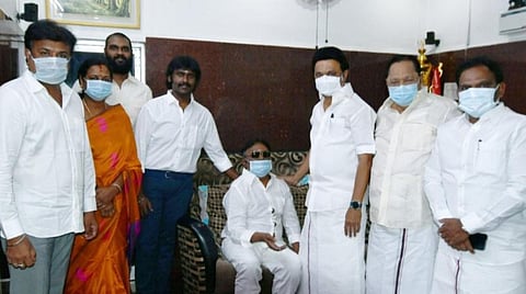 விஜயகாந்த் - முதல்வர் ஸ்டாலின் சந்திப்பு: கோப்புப் படம்.