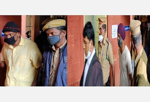 விசாரணைக்கு ஆஜரான சயான் மற்றும் மனோஜ்.