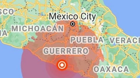 மெக்சிகோவில் சக்தி வாய்ந்த நிலநடுக்கம்: ஒருவர் பலி