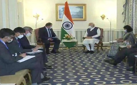 குவால்காம், அடோபி சிஇஓ.,க்களுடன் பிரதமர் நரேந்திர மோடி சந்திப்பு