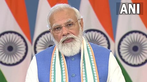 பிரதமர் மோடி குலோபல் சிட்டிஸன் நிகழ்ச்சியில் பேசிய காட்சி | படம் ஏஎன்ஐ