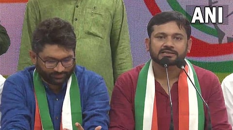 காங்கிரஸில் இணைந்தார் கன்னையா குமார்: ஜிக்னேஷ் மேவானி ஆதரவு