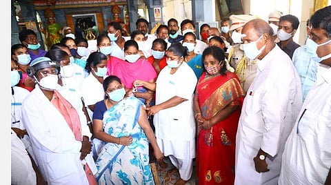 புதுச்சேரியில் வெகு விரைவில் 100 சதவீத தடுப்பூசி: ஆளுநர் தமிழிசை சவுந்தரராஜன்