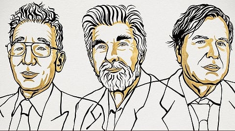 இயற்பியலுக்கான நோபல் பரிசு மூவருக்குப் பகிர்ந்தளிப்பு