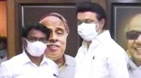 முதல்வர் ஸ்டாலின் முன்னிலையில் திமுகவில் இணைந்த கிருஷ்ணகோபால்.