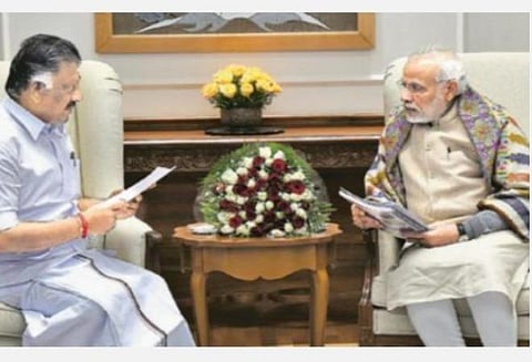 ஓபிஎஸ் - பிரதமர் மோடி: கோப்புப்படம்