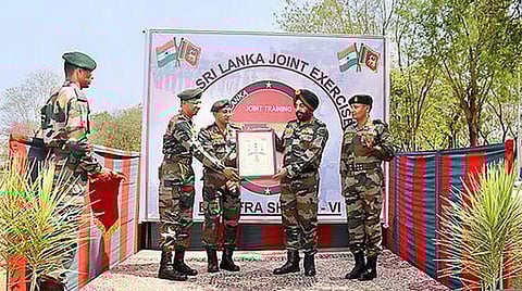 தீவிரவாத தடுப்பு; அம்பாறையில் இந்தியா- இலங்கை கூட்டு ராணுவப் பயிற்சி