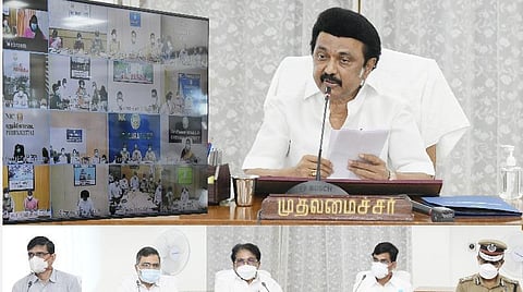 முதல்வர் ஸ்டாலின் தலைமையில் ஆலோசனைக் கூட்டம்.