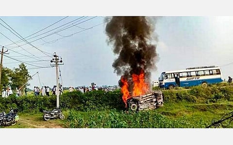 கலவரத்தில் 3 பாஜகவினரை கொன்றதாக உ.பி.யில் விவசாயிகள் 2 பேர் கைது