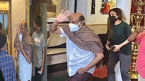 நான் நலமுடன் இருக்கிறேன்: சிகிச்சை முடிந்து வீடு திரும்பிய ரஜினி ஆடியோ வெளியீடு