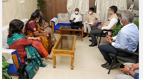 அடுத்த 5 ஆண்டுகளுக்கான சுகாதாரப் பணிகள்: அமைச்சர் மா.சுப்பிரமணியன் தலைமையில் திட்ட மறு ஆய்வுக் கூட்டம்