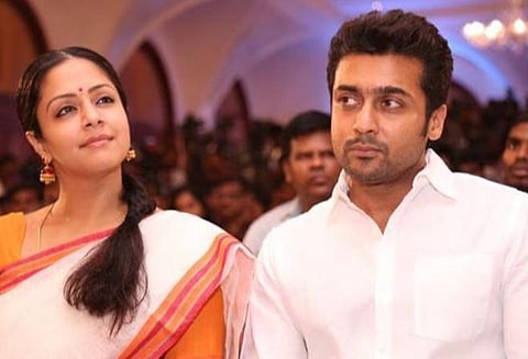 நடிகர்கள் சூர்யா, ஜோதிகா மீது புகார்