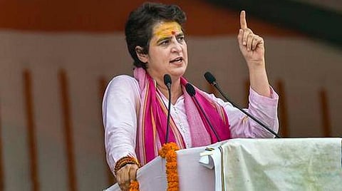 பிரச்சாரத்தில் பிரியங்கா காந்தி | கோப்புப் படம்.