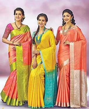 தி சென்னை சில்க்ஸ் சார்பில் ‘கண்மணி’ பட்டு புடவை ரகம் அறிமுகம் :