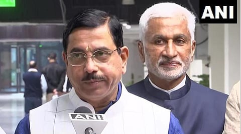 நாடாளுமன்ற விவகாரத்துறை அமைச்சர் பிரஹலாத் ஜோஷி பேசிய காட்சி  | படம் ஏஎன்ஐ