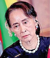 கிளர்ச்சியை தூண்டிய வழக்கில் -  மியான்மர் முன்னாள் தலைவர் ஆங் சான் சூகிக்கு 4 ஆண்டு சிறை :