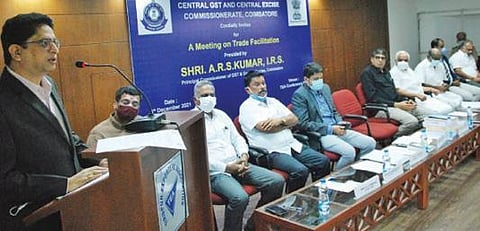 கடந்த 3 மாதங்களில் சரிபார்ப்பு பட்டியலில் இருந்த  -  ஏற்றுமதியாளர்களின் பிரச்சினைகளுக்கு தீர்வு  :  மண்டல சரக்கு சேவை வரித்துறை முதன்மை ஆணையர் தகவல்