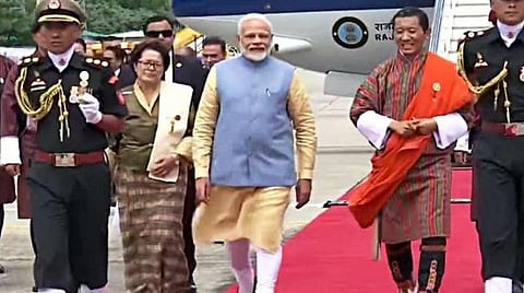 பூடான் பயணத்தில் பிரதமர் மோடி | கோப்புப்படம்