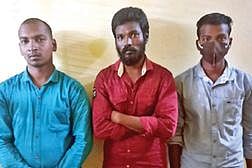 கைதான அண்ணாமலை, அரிகிருஷ்ணன், அஜீத்.