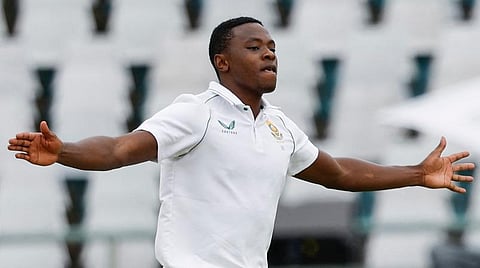 இந்திய பேட்ஸ்மேன்களுக்கு சிம்ம சொப்பனமாக விளங்கிய ரபாடா | படம் உதவி: ட்விட்டர்.