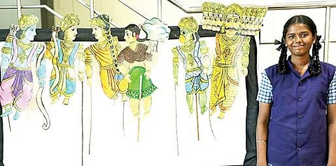 தேசிய அளவிலான கலா உத்சவ் போட்டி: ராஜபாளையம் மாணவிக்கு 3-வது பரிசு