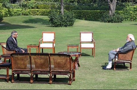 டாடா நிறுவனத்திடம் ஏர் இந்தியா முறைப்படி ஒப்படைப்பு: பிரதமர் மோடியுடன் சந்திரசேகரன் சந்திப்பு