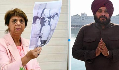 'சொத்துக்காக தாயை விரட்டிவிட்டார்': நவ்ஜோத் சித்து மீது சகோதரி குற்றச்சாட்டு