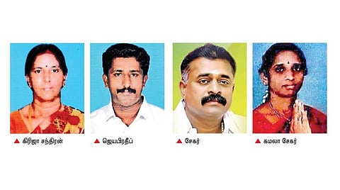 திமுகவில் சீட் கிடைக்காததால் சுயேச்சையாக போட்டியிட்ட தாய், மகன் வெற்றி