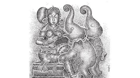 சித்திரப் பேச்சு - தாய்மையின் பூரிப்பு!