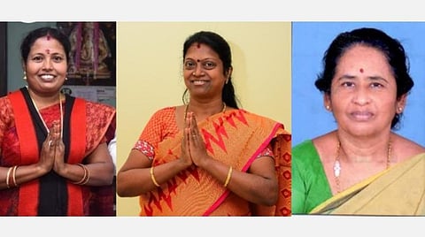 செந்தாமரை,  திலகவதி, வளர்மதி