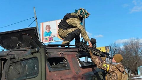 ஐ.நா. பொதுச்சபை அவசரக் கூட்டத்துக்கான வாக்கெடுப்பை புறக்கணித்த இந்தியா: மாணவர்கள் மீட்பே பிரதானம் என விளக்கம்