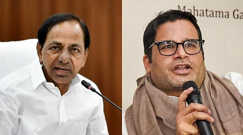 பிரசாந்த் கிஷோரை சந்தித்த தெலுங்கானா முதல்வர் கேசிஆர்