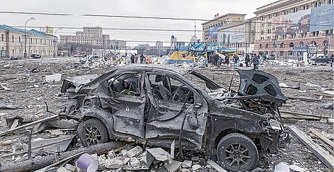 ரஷ்யா - உக்ரைன் போர் உச்சகட்டம்: இந்திய மாணவர்களுடன் 7 மீட்பு விமானங்கள் இன்று டெல்லி வருகை
