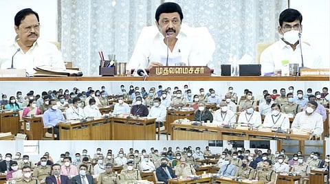 தமிழக முதல்வர் மு.க.ஸ்டாலின் தலைமையில் இன்று தொடங்கிய மாவட்ட ஆட்சித் தலைவர்கள், காவல்துறை, வனத்துறை அலுவலர்கள் மாநாடு