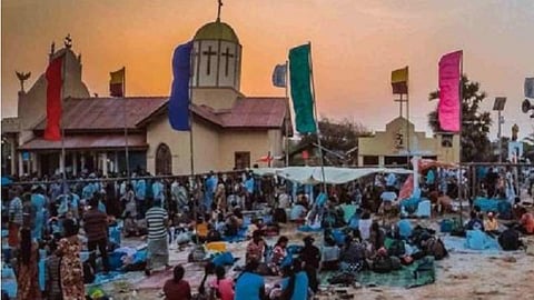 கச்சத்தீவில் புனித அந்தோணியார் விழா தொடங்கியது: இந்தியா, இலங்கையைச் சேர்ந்த 164 பேர் பங்கேற்பு