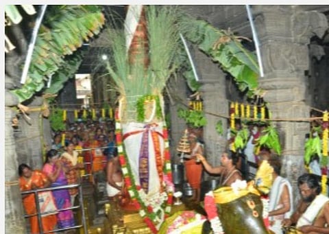 கோவில்பட்டி செண்பகவல்லி அம்பாள் கோயில் பங்குனி பெருந்திருவிழா கொடியேற்றத்துடன் தொடங்கியது