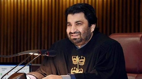 பாகிஸ்தான் துணை சபாநாயகர் காசிம் சூரி (கோப்புப்படம்)