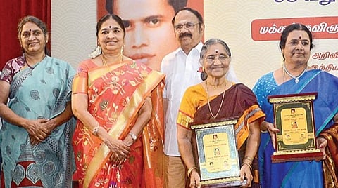 பட்டுக்கோட்டை கல்யாண சுந்தரம் பிறந்தநாள் விழா; சிறந்த பண்புகளை பாடல்கள் மூலம் பரப்புரை செய்தவர் : துணைவேந்தர் சுதா சேஷய்யன் புகழாரம்   