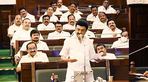 சட்டப்பேரவையில் முதல்வர் ஸ்டாலின்